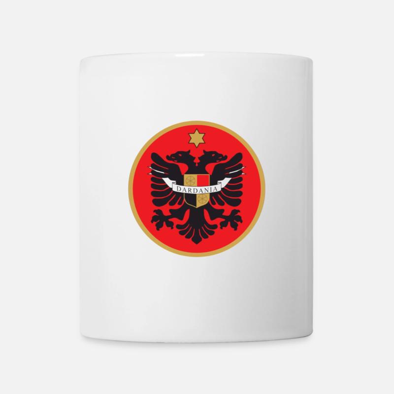 Drapeau Dardania - Mug blanc - blanc