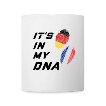 Es ist in meiner DNA Deutschland und Frankreich - Tasse - Weiß - Vorne