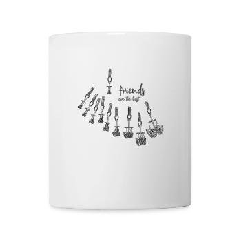 trad climbing Alpin Climbing Friends are the best - Mug - white - Front