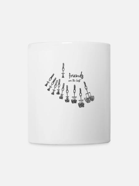 trad climbing Alpin Climbing Friends are the best - Mug - white