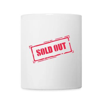 Sold Out Stamp (Red) - Mug - white - Front