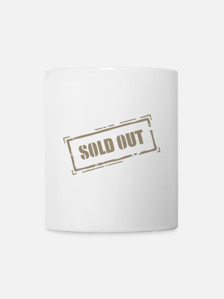 Timbre épuisé (beige) - Mug blanc - blanc