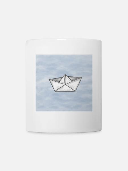 Paper ship - Mug - white