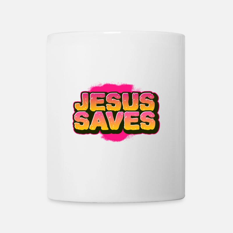 Jésus sauve - Mug blanc - blanc