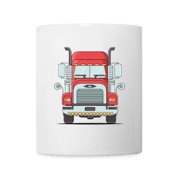 American Truck Laster - Tasse - Weiß - Vorne