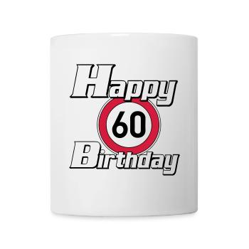 60.Anniversaire , 60 Ans , Joyeux Anniversaire 60 (25) - Mug blanc - blanc - Devant