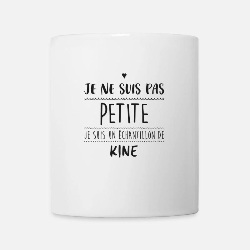PAS PETITE, JE SUIS UN ECHANTILLON DE KINE - Mug blanc - blanc