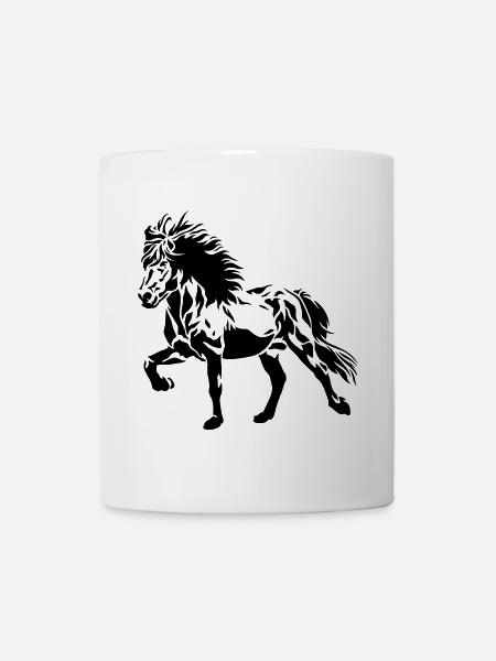 Tölting Icelandic Horse No. 4 - Mug - white