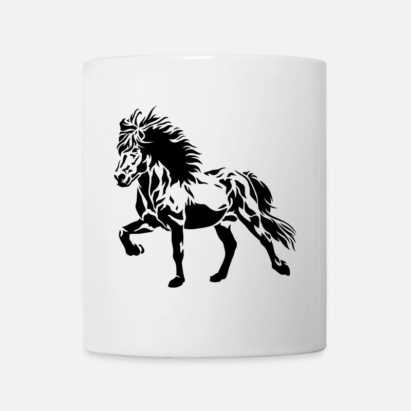 Töltendes Islandpferd No. 4 - Tasse - Weiß