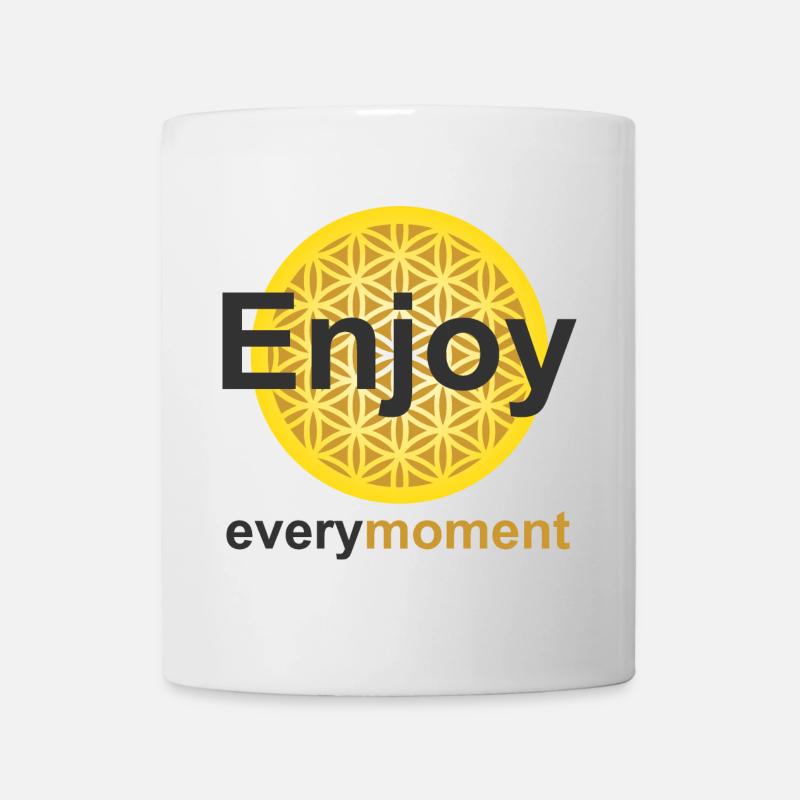 enjoy every moment kontiki - Tasse - Weiß