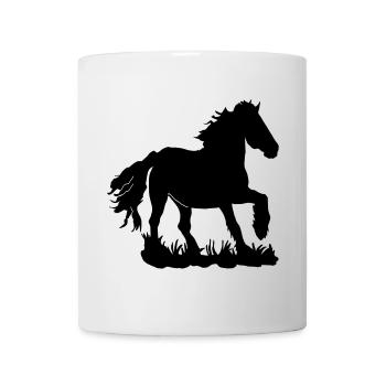 Friese im Galopp - Tasse - Weiß - Vorne
