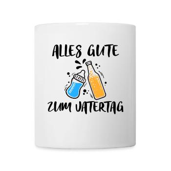 Alles Gute Vatertag Herrentag Bester Papa Vater - Tasse - Weiß - Vorne