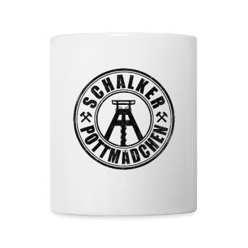 Schalker Pottmädchen | Ruhrpott Mädchen - Tasse - Weiß - Vorne