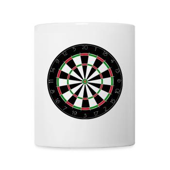 Dartscheibe, Dart, Darts, Darts, Darts # - Tasse - Weiß - Vorne