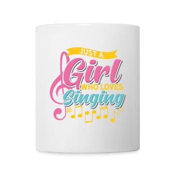 Girl Singing | Karaoke | Girl band - Mug - white - Front