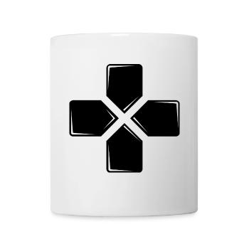 Jeux de jeu jeux jeux jouer à des jeux icône logo icône - Mug blanc - blanc - Devant