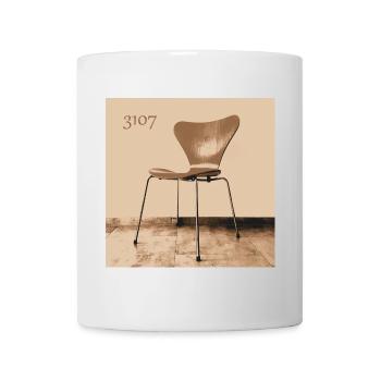 3107 No7 chair Arne Jacobsen Fritz Hansen - Mug - white - Front