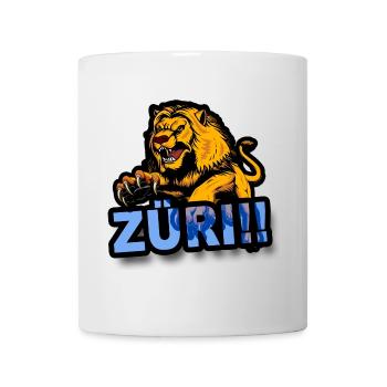 Zürich Löwe - Tasse - Weiß - Vorne