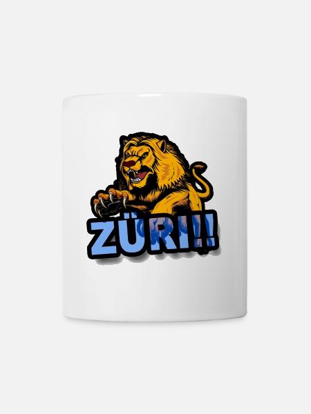 Zürich Löwe - Tasse - Weiß