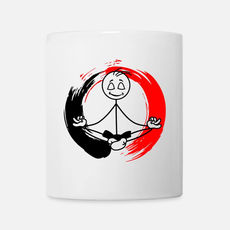 Zen-Meditation - Tasse - Weiß