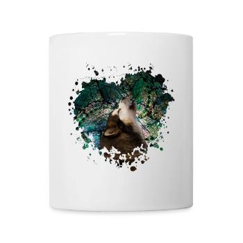 Howling malamute - Mug - white - Front