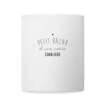 PETIT BAZAR D'UNE PETITE CAVALIERE - Mug blanc - blanc - Devant
