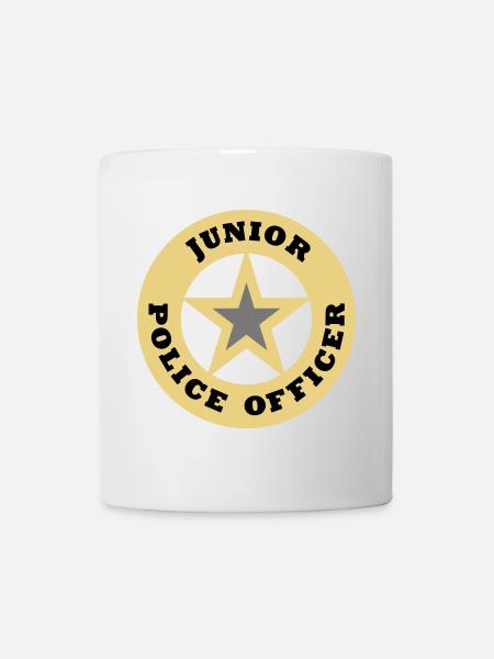 Junior police officer (sheriff star) - Mug - white