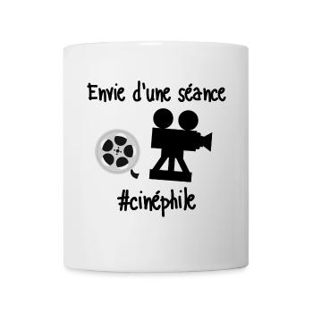 Tee shirt cinéma - Mug blanc - blanc - Devant