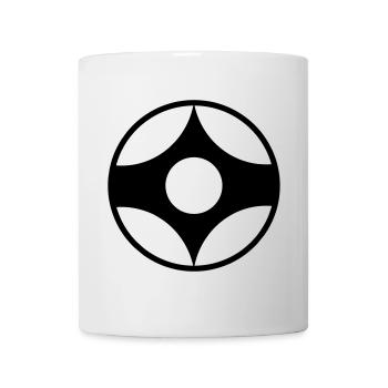 Kyokushin Kanku Karate Vektor Symbol - Tasse - Weiß - Vorne