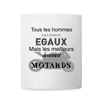 Motard - Mug blanc - blanc - Devant