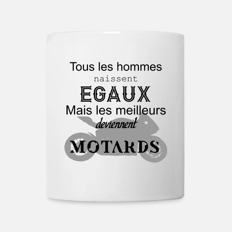 Motard - Mug blanc - blanc