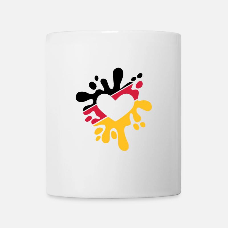 Deutschland Liebe - Tasse - Weiß