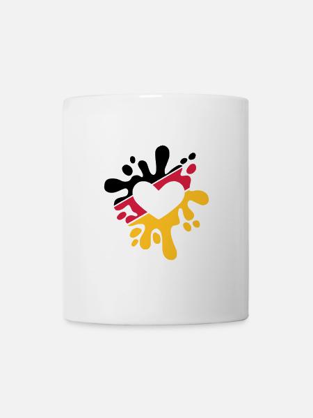 Deutschland Liebe - Tasse - Weiß