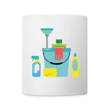 Cleaning products - Mug - white - Front
