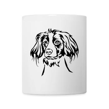 Epagneul Breton Kopf - Tasse - Weiß - Vorne