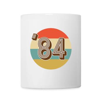 1984 Vintage Jahrgang - Tasse - Weiß - Vorne