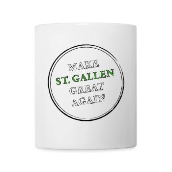 make ST GALLEN great again - Tasse - Weiß - Vorne
