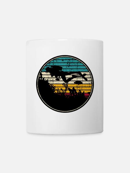 Diving scuba - Mug - white