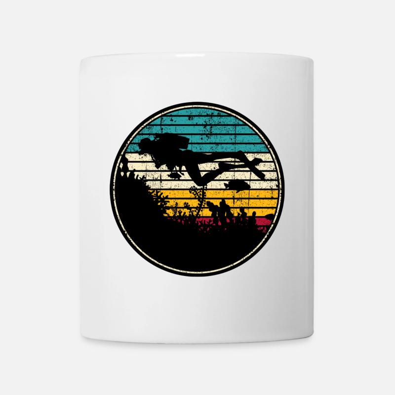 Diving scuba - Mug - white