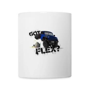 - C’EST UN VRAI 1ER. - OFFROADER Crawler - Bleu - Mug blanc - blanc - Devant