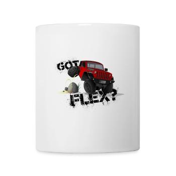 - C’EST UN VRAI 1ER. - DÉCAPANT CRAWLER - Rouge - Mug blanc - blanc - Devant