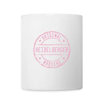 Heidelberg Heidelberger Mädchen Mädel - Tasse - Weiß - Vorne