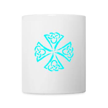 Symboles celtiques force courage - Mug blanc - blanc - Devant