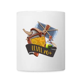 Level 70+ RPG Items Gamer Loot Design - Mug - white - Front