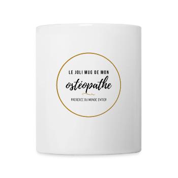 LE JOLI MUG DE MON OSTEOPATHE PREFEREE - Mug blanc - blanc - Devant