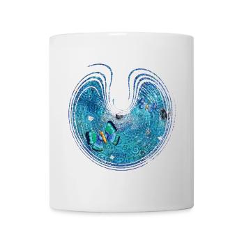 Le bonheur des papillons - Sonja Ariel de Staden - Mug blanc - blanc - Devant