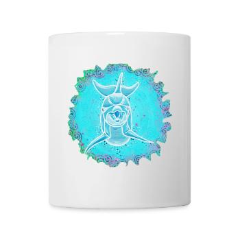 Joyeux Dauphin - Sonja Ariel de Staden - Mug blanc - blanc - Devant