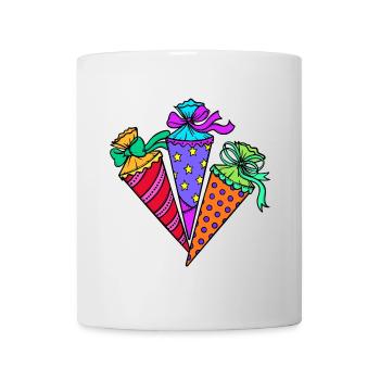Sac d’école Début de l’école - Mug blanc - blanc - Devant