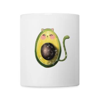 avocat chat avogato - Mug blanc - blanc - Devant