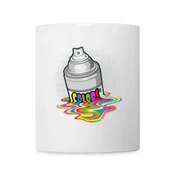 paint bomb and drippings - Mug - white - Front